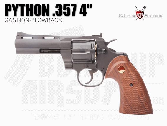 King Arms Python .357 4" Gas Revolver