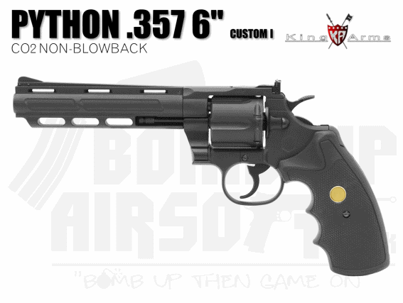 King Arms 6" Python 357 Airsoft Revolver