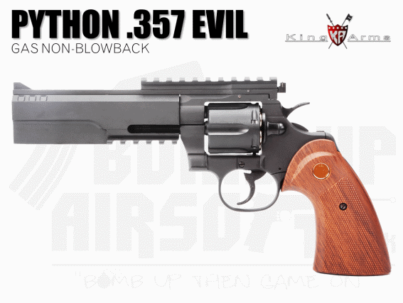 King Arms Python .357 Evil Gas Revolver