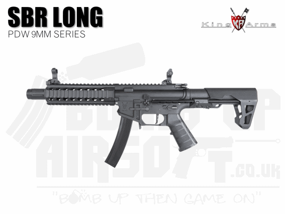 King Arms PDW 9mm SBR Long - Black