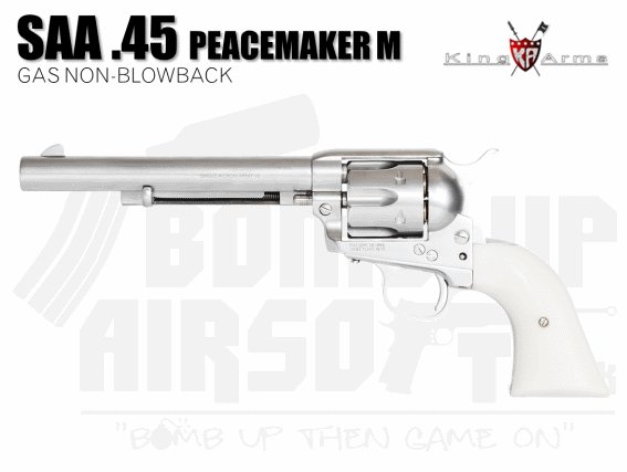 King Arms SAA .45 Peacemaker Revolver M - Silver