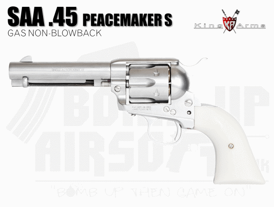 King Arms SAA .45 Peacemaker Revolver S - Silver