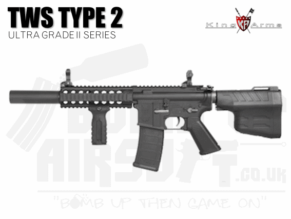 King Arms M4 TWS Type 2 - Black Ultra Grade II