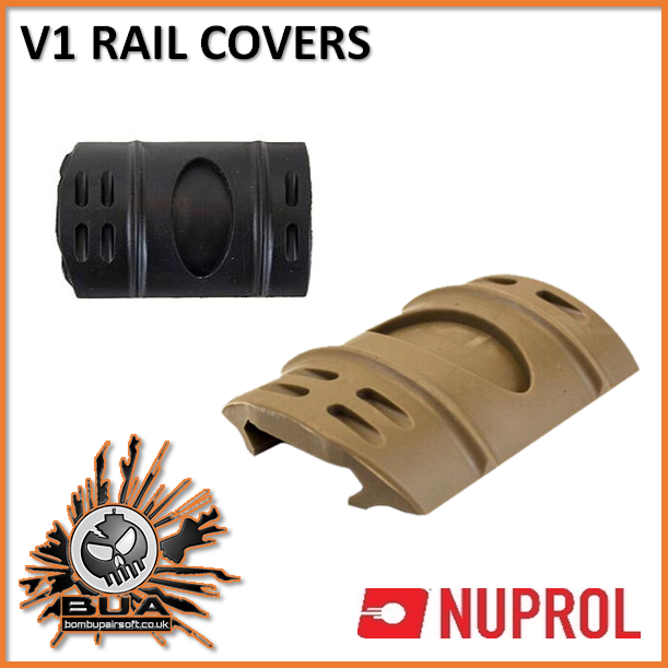 Nuprol V1 Rail Covers Black or Tan