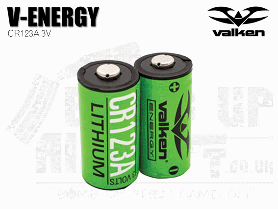 Valken CR123a Battery - 2 Pack